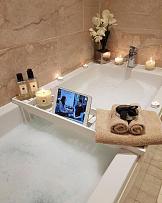 50平简约复式浴室浴缸设计效果图