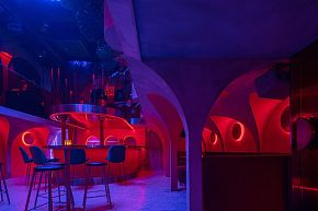 MOLLY CLUB酒吧大厅沙发区装潢效果图