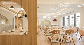维塔兰德亲子餐厅用餐区装潢效果图