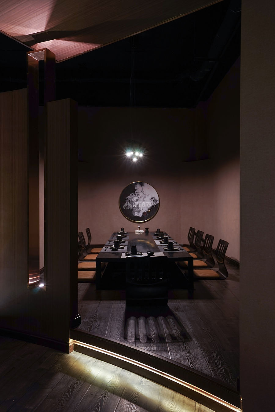 Make精致料理餐廳包間設(shè)計效果圖