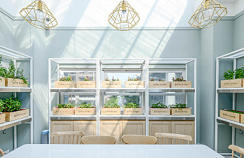 ivette café咖啡廳綠植展示間設(shè)計(jì)