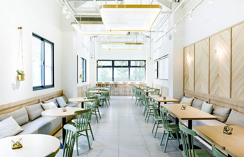 ivette café咖啡厅一楼整体布置效果图
