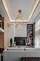 466㎡舒適現(xiàn)代別墅會(huì)客廳電視墻設(shè)計(jì)效果圖