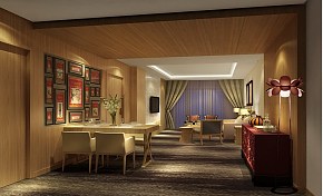 蘭州簡(jiǎn)約度假酒店客房客餐廳設(shè)計(jì)