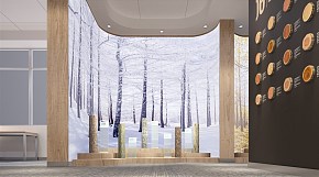 鎮(zhèn)海檢驗檢疫局寒帶木材展區(qū)設(shè)計