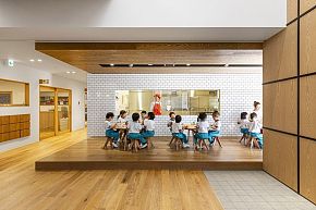 EZ托兒所室內(nèi)用餐區(qū)裝修布置