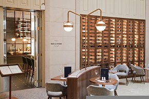 Deak St. Kitchen餐廳酒柜設(shè)計(jì)