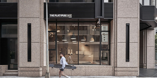 滑板主題概念咖啡店工裝案例