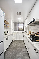 130平方日式厨房装修布置效果图