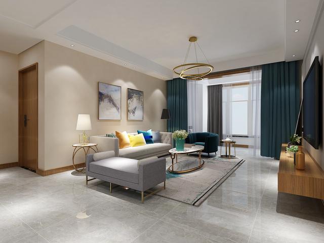 现代简约风三居室装修去繁从简打造舒适居住环境