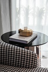 146㎡現(xiàn)代輕奢客廳茶幾細(xì)節(jié)展示