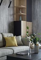 97㎡混搭風(fēng)客廳家具搭配細(xì)節(jié)圖