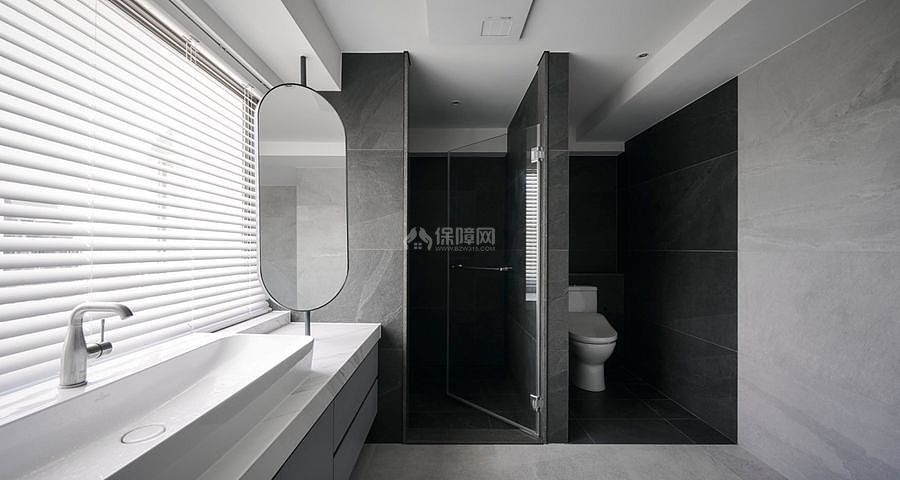 200㎡簡約水泥系衛(wèi)生間設(shè)計效果圖
