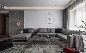 260㎡时尚现代客厅沙发背景墙装饰效果图