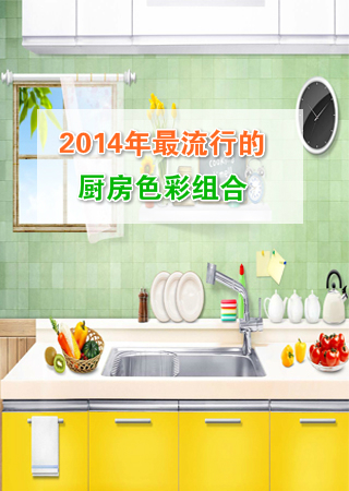 2014的厨房色彩组合