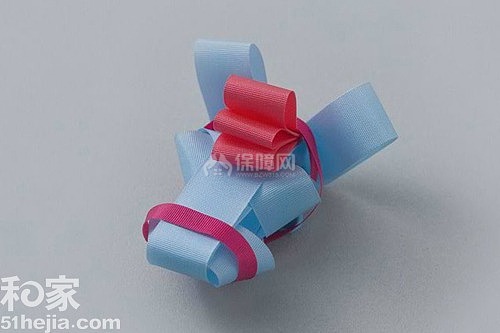 DIY动物丝带装饰之蓝色骏马,diy手工饰品