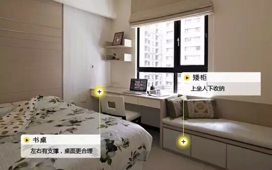 小户型卧室巧设计 比飘窗更实用
