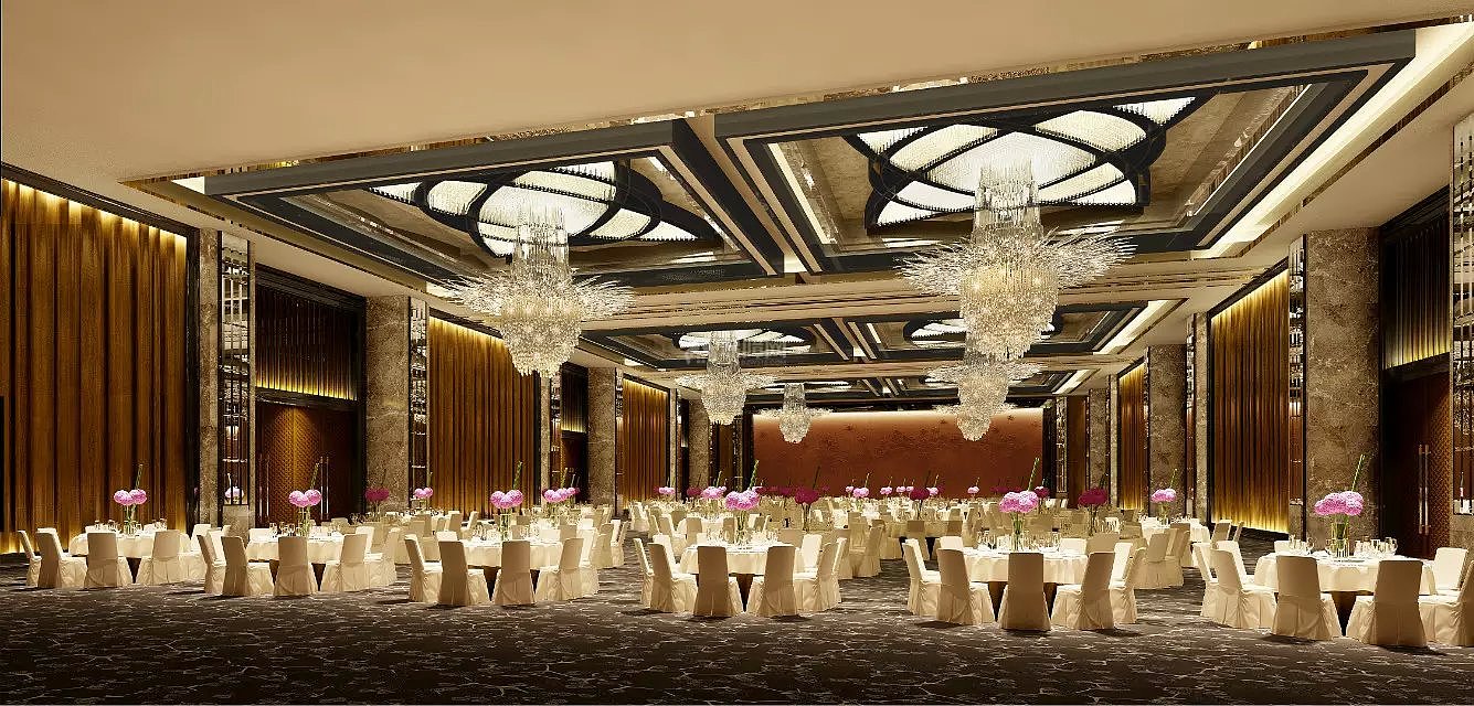 豪华酒店宴会厅设计效果图片