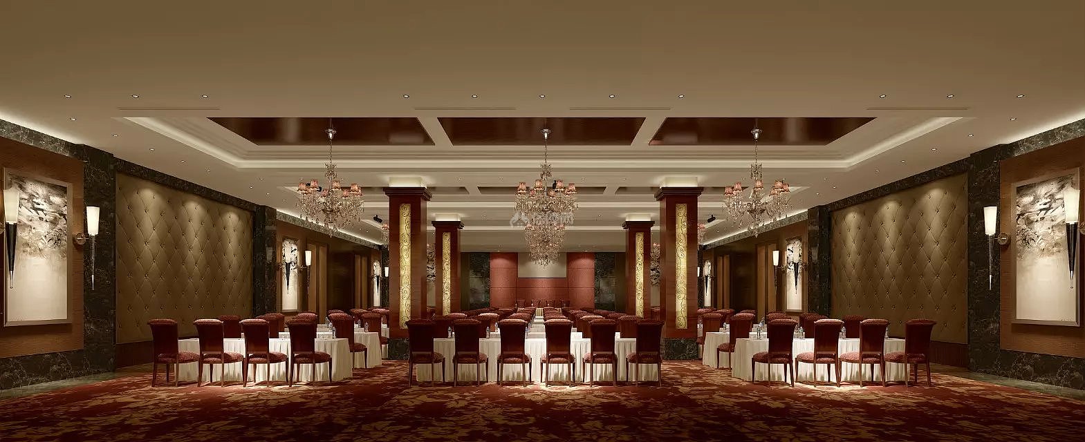 酒店会议厅设计效果图