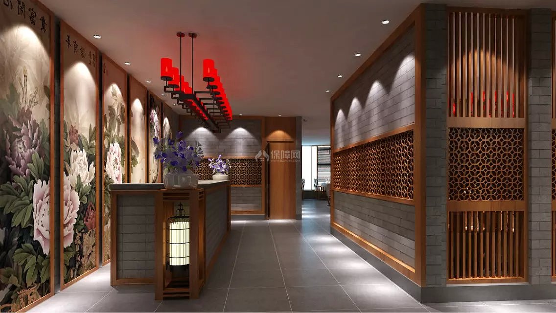小型飯店前臺(tái)裝修設(shè)計(jì)圖片