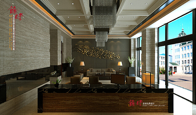 盛总酒店大堂设计方案