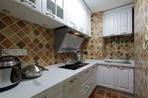 美式风格厨房橱柜图片