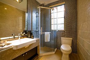 中式卫生间浴室镜装修效果图