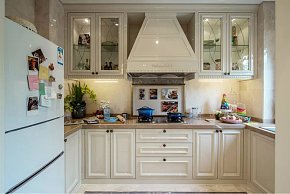 美式风格家庭厨房装修图片