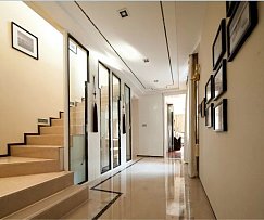 照片墙设计中式家装楼梯效果图