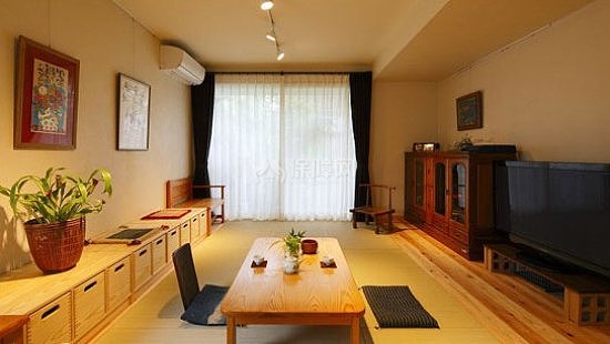 日式风格客厅效果图