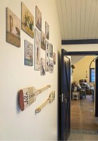 地中海风格客厅照片墙设计效果图