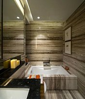 卫生间瓷砖图片浴室镜装饰风格