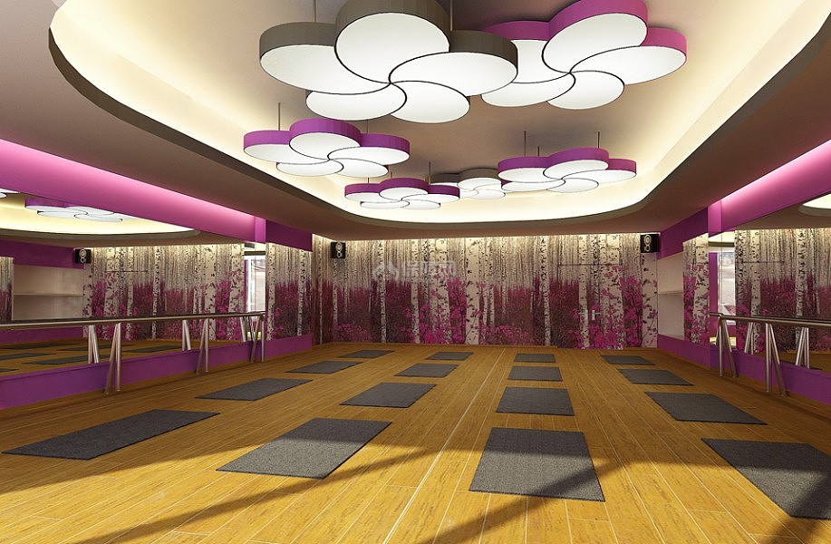 瑜伽室 艾森国际健身俱乐部装修效果图