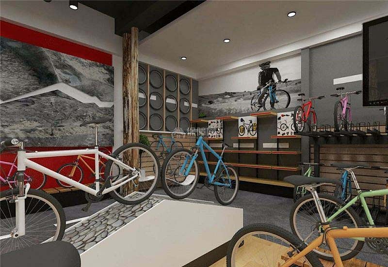 室内装修 单车咖啡厅装修效果图