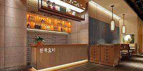 韩式料理餐厅装修效果图