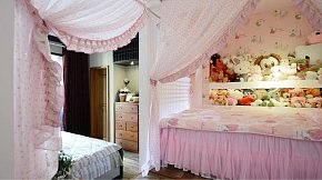 最新中式风格女儿房卧室图片