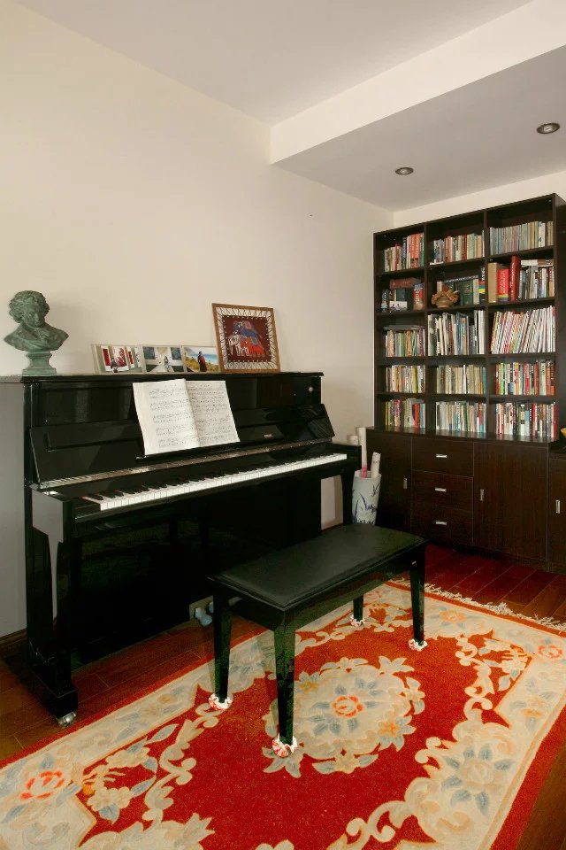 钢琴书房装修效果图图片