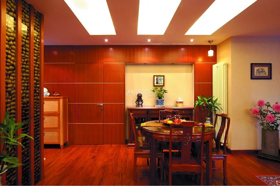 东南亚风格吊顶餐厅图片设计