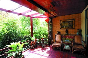 东南亚风格露台装修设计图片