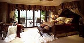 古典欧式卧室窗帘装修设计风格