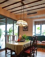 美式田园风格家庭餐厅吊灯设计