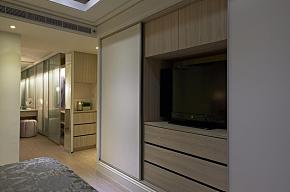 中式新古典风格卧室电视柜设计