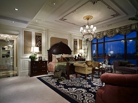 美式风格客厅沙发装饰图片案例