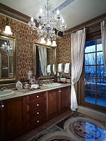 小户型美式风格卫生间浴室柜图片