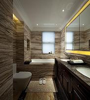 89平美式新古典浴室设计