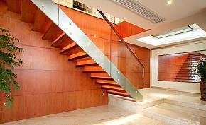 84平现代中式风格家装楼梯设计