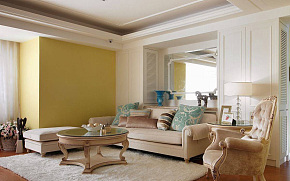 欧式风格客厅沙发背景墙图片