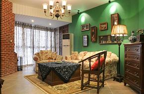 地中海风格家居客厅沙发图片