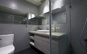 现代简约风格卫生间浴室柜设计