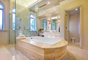 112平大气美式风格别墅浴室设计效果图